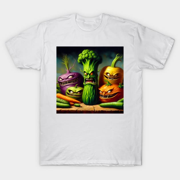 Rotten Vegetables T-Shirt by stevepriest